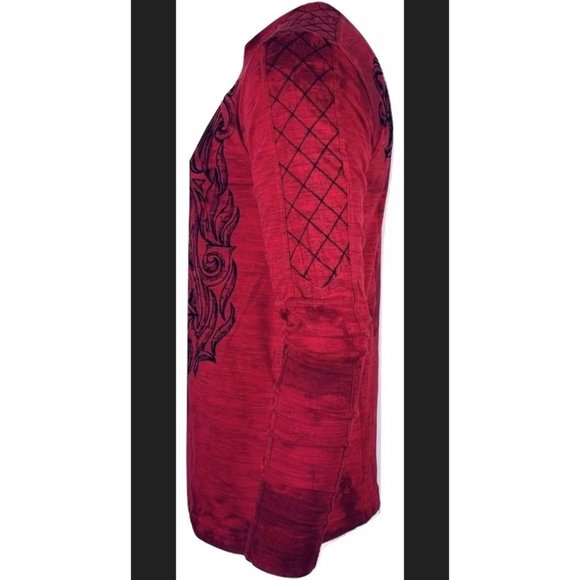 AFFLICTION Men's T-Shirt L/S CAUSEWAY Premium - Picture 8 of 8